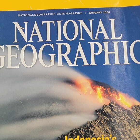 National Geographic January 2008 Volcano Gods Ring of Fire Indonesia - Picture 2 of 10